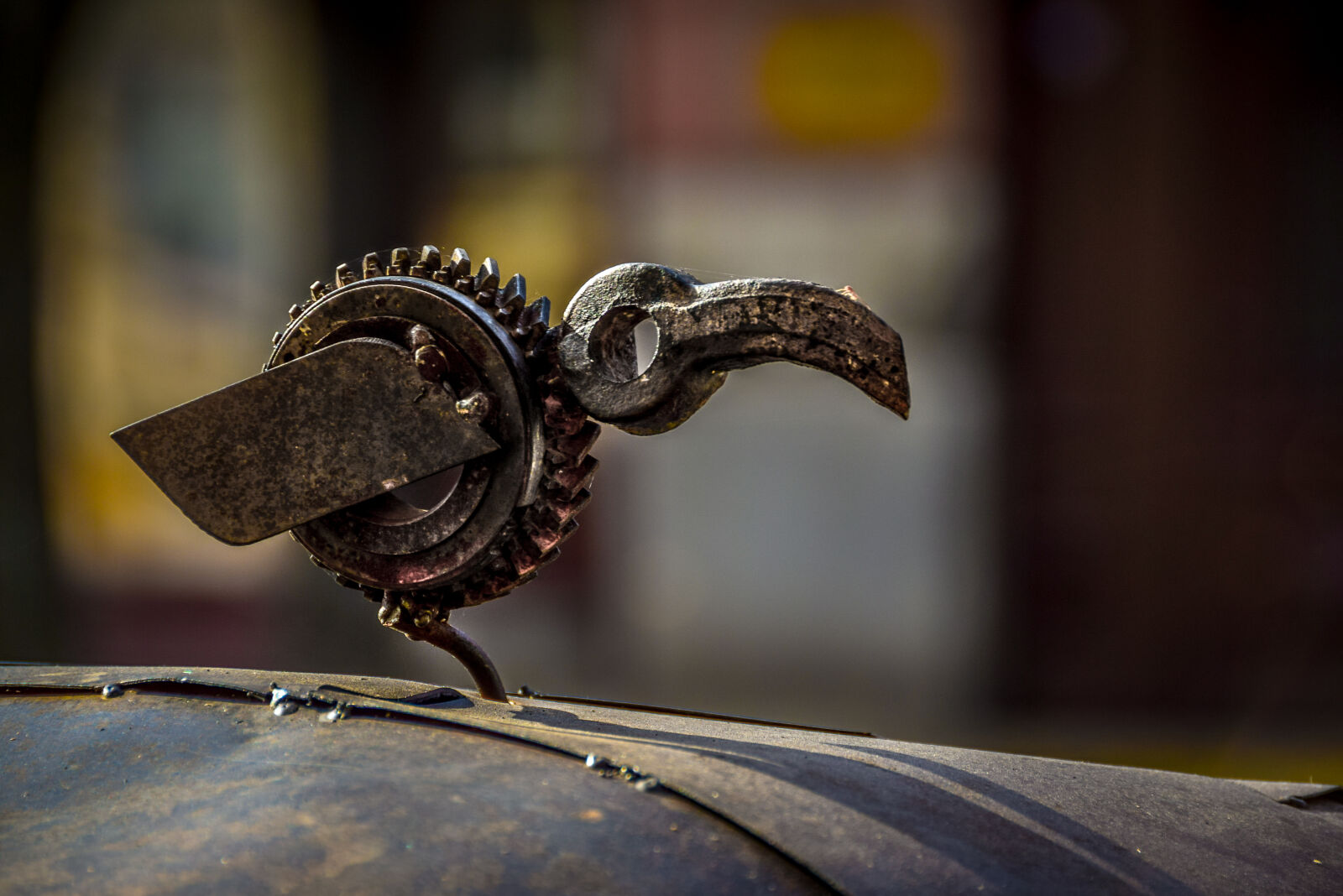 Nikon D3300 sample photo. Art, birds, exhibition, metal photography