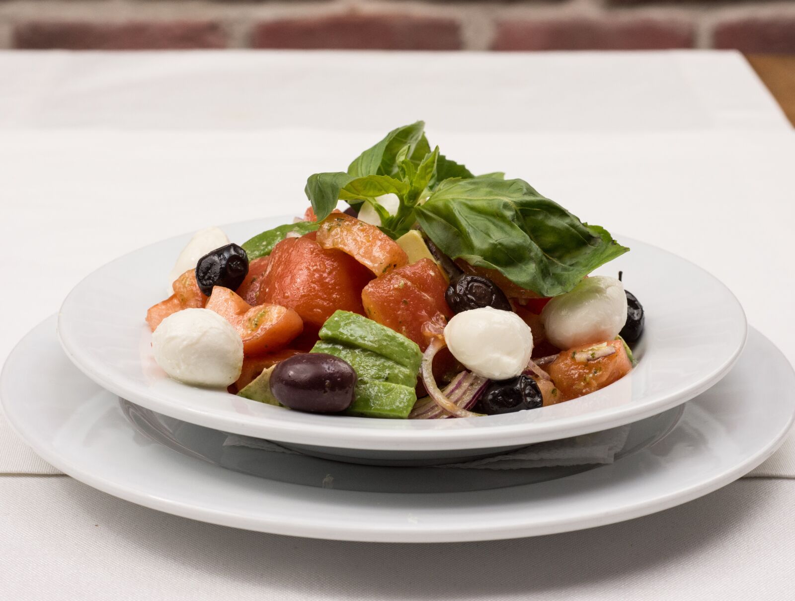Nikon D7200 sample photo. Italian salad, basil, salad photography