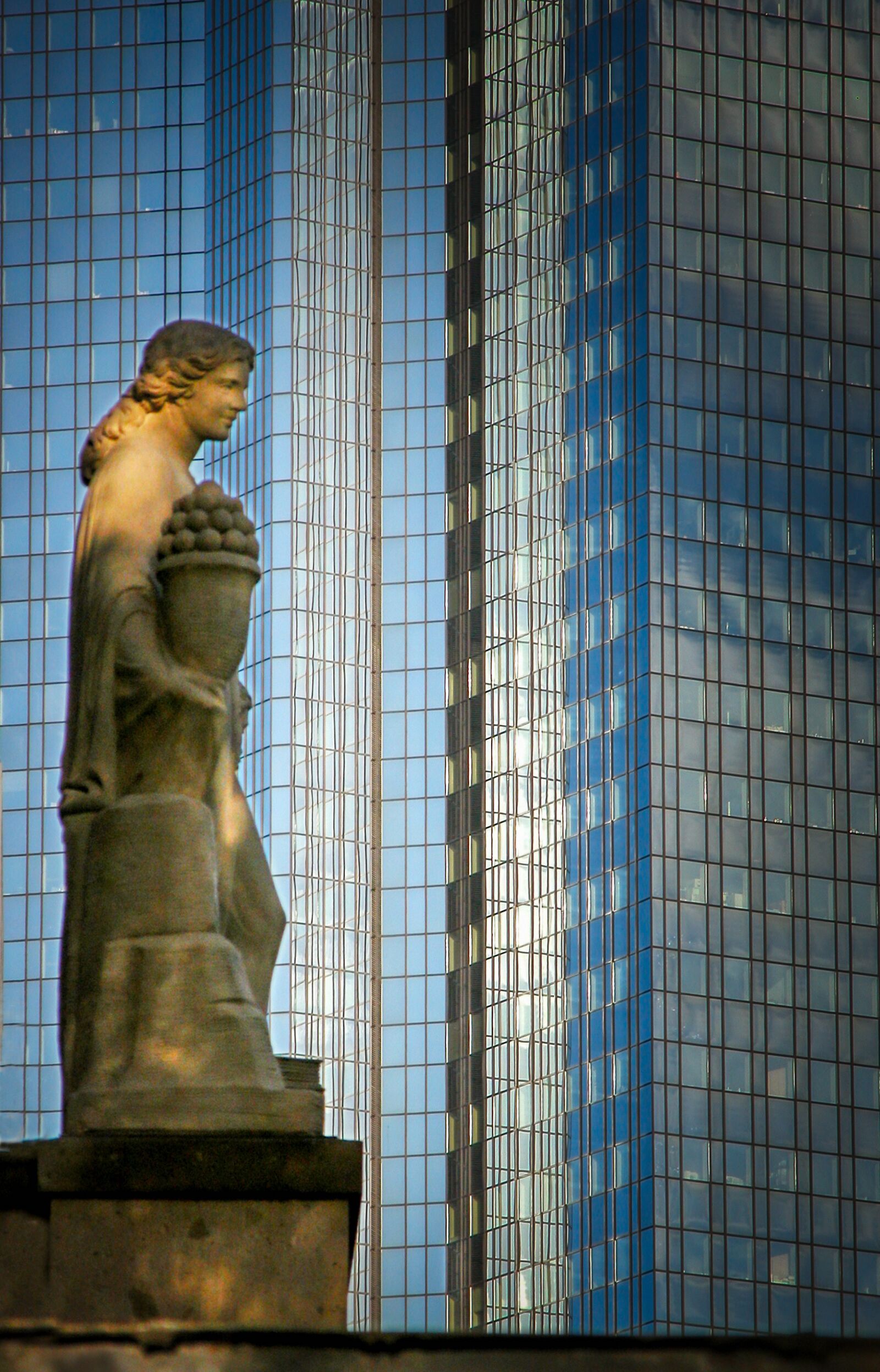 Nikon E5700 sample photo. Frankfurt, facade, skyscraper photography