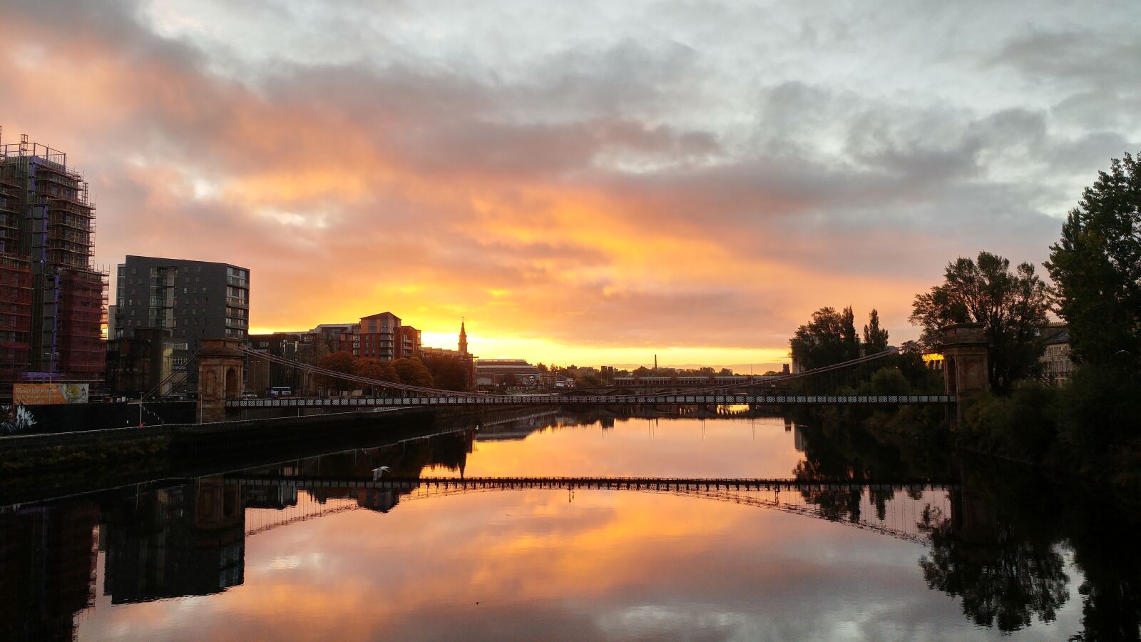 LG G5 sample photo. Sunrise, river, scotland photography