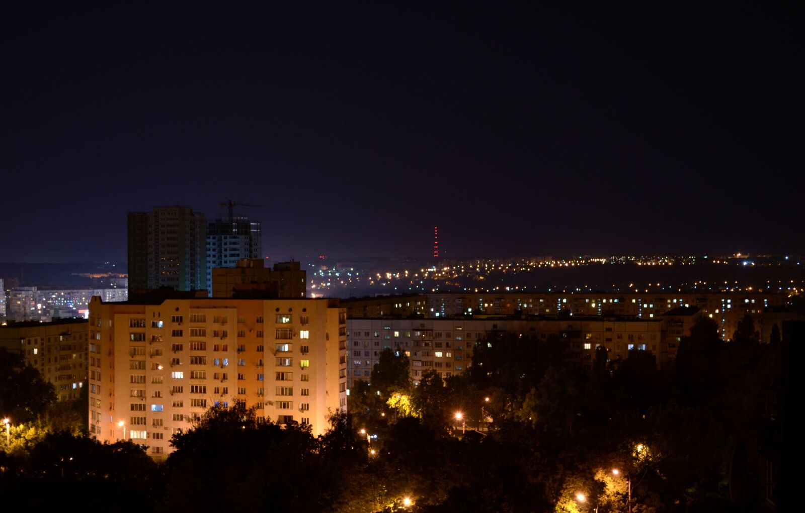 Nikon D3100 sample photo. город, city, night photography