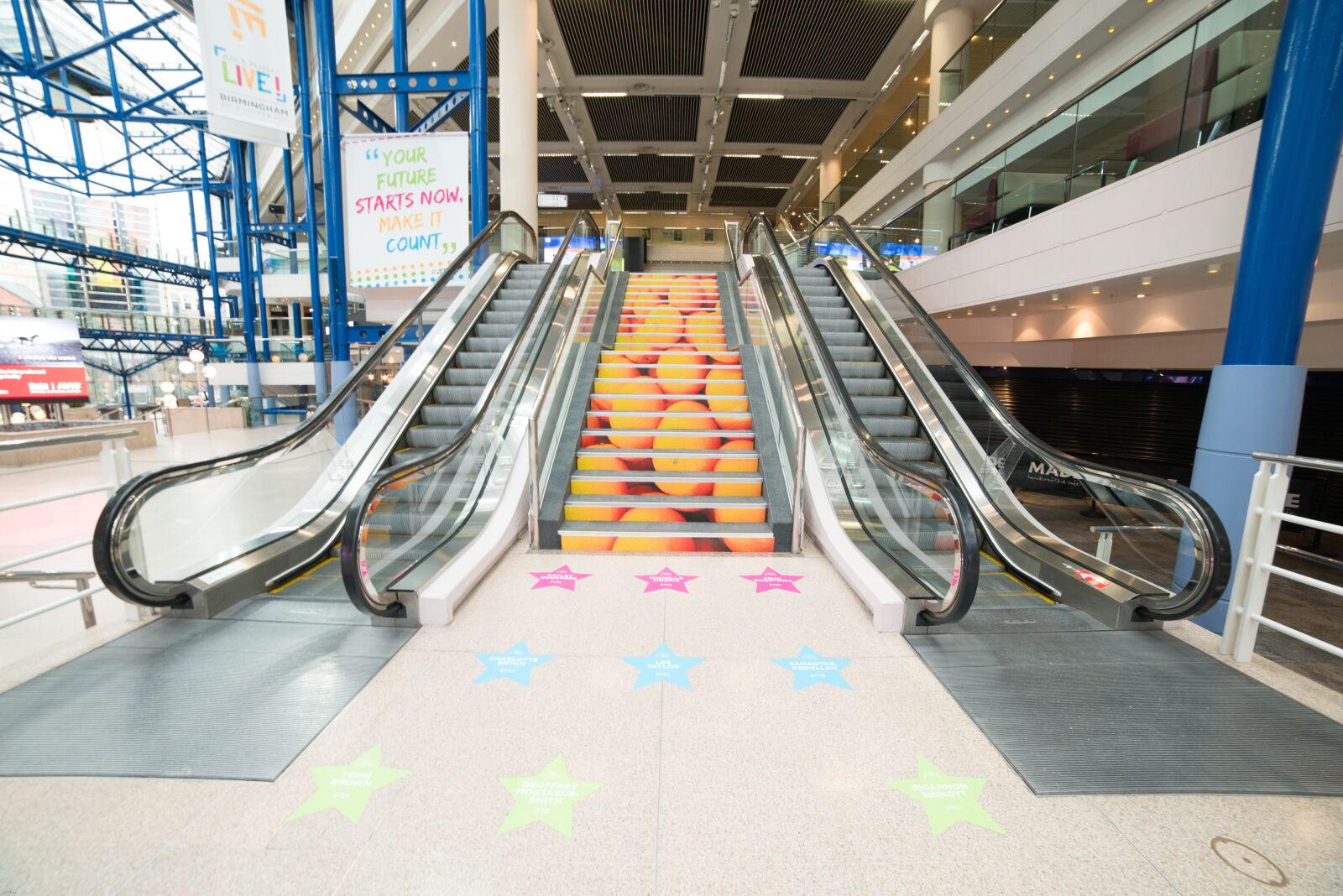Nikon D800 sample photo. Escalator, stairs, symmetry photography