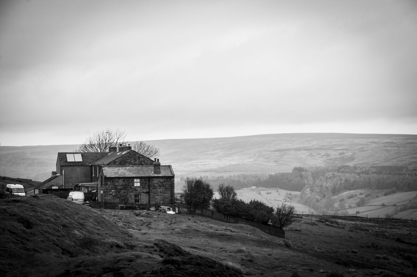 Nikon D300S sample photo. Moors, black and white photography