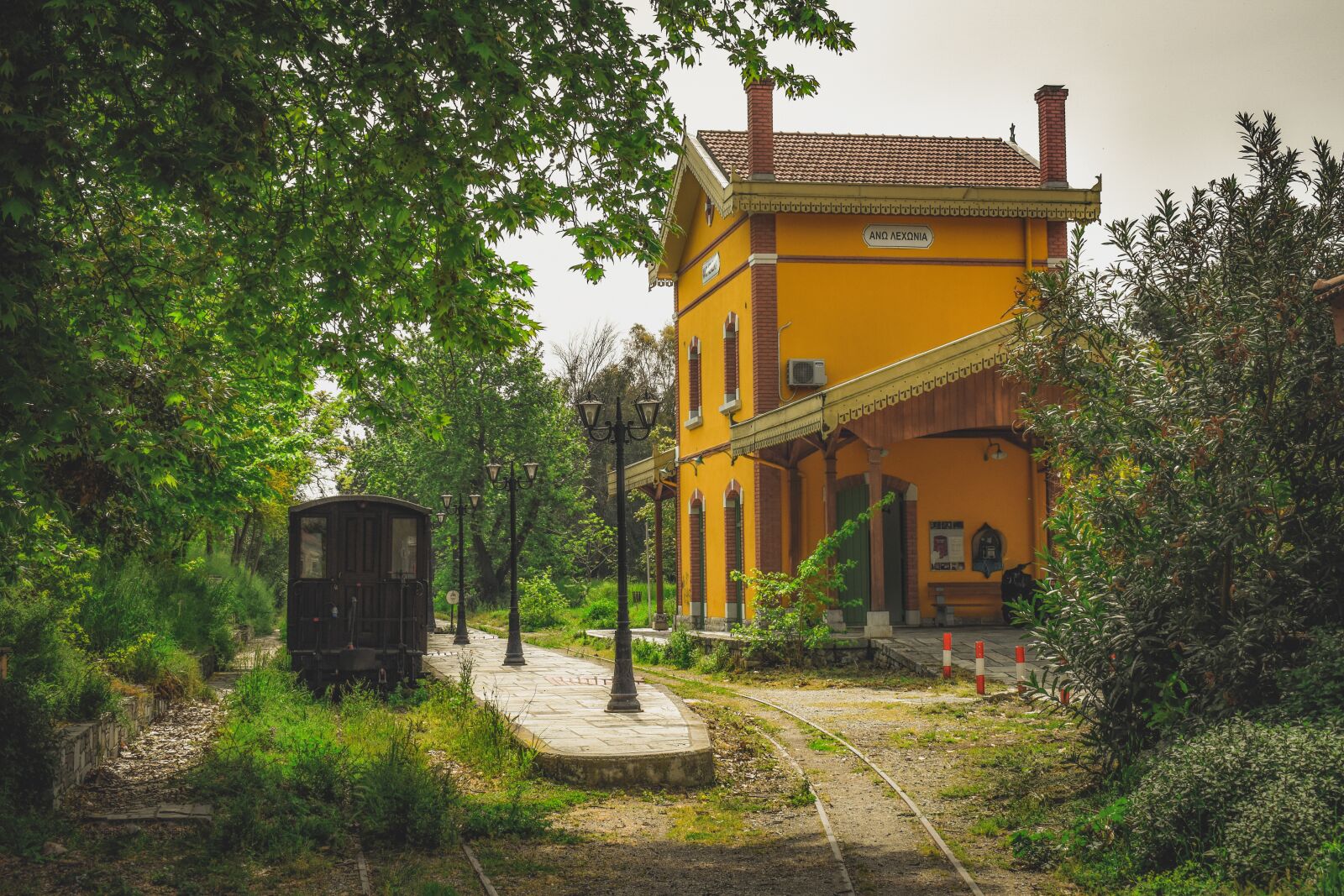 Nikon D3300 sample photo. Greece, ano lechonia, railway photography