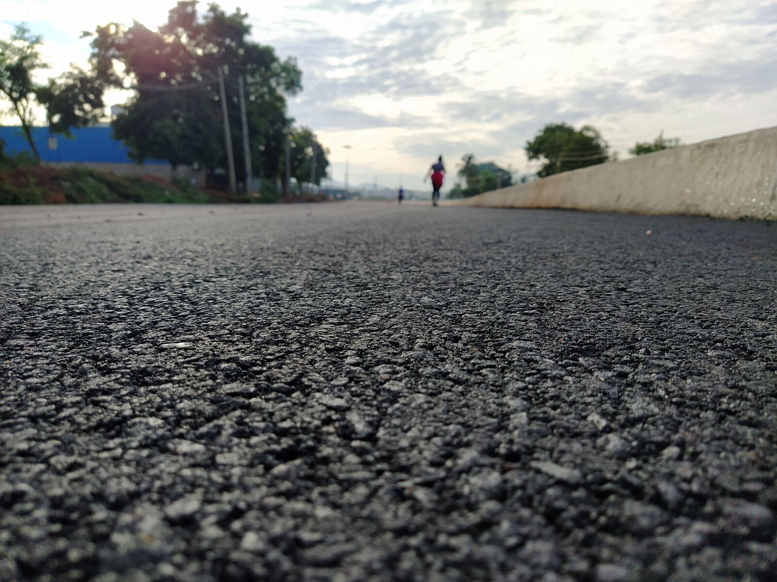 Xiaomi Mi A3 sample photo. Road, morning walk, india photography
