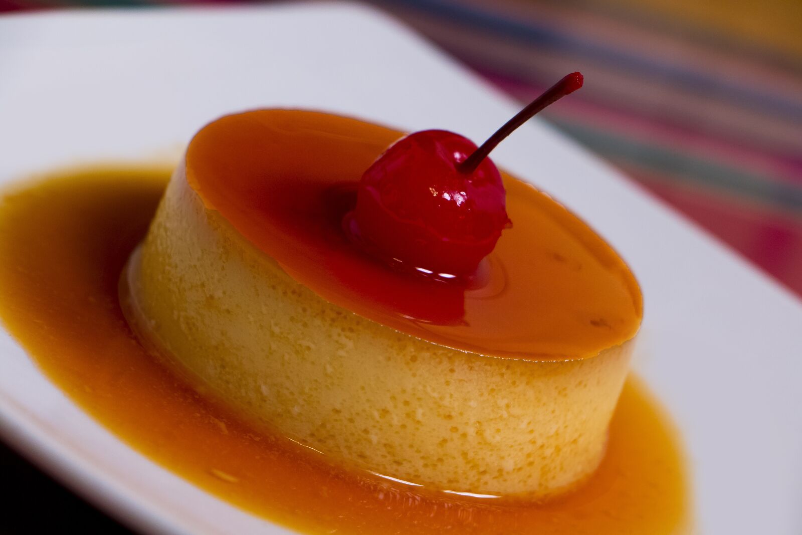 Canon EOS 70D sample photo. Flan, sweet, dessert photography