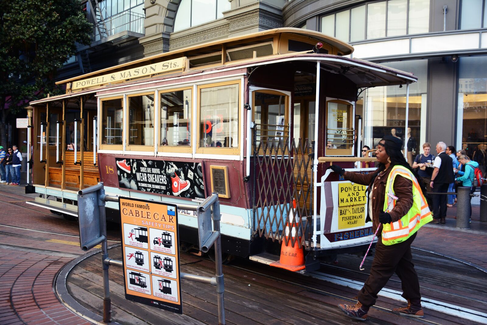Nikon D7100 sample photo. San francisco, cable car photography