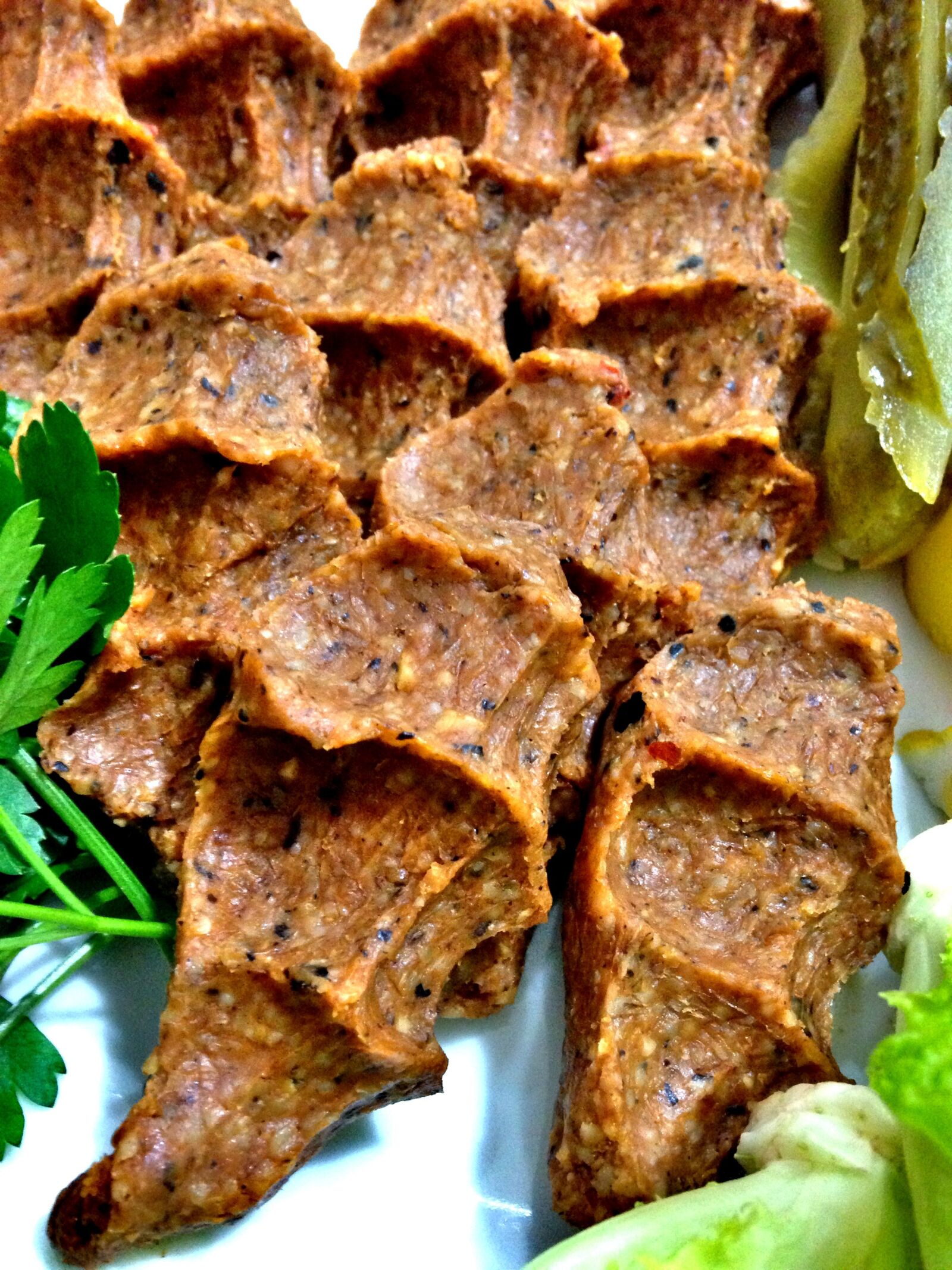 Apple iPhone 5 sample photo. çiköfte, meat, meatballs photography