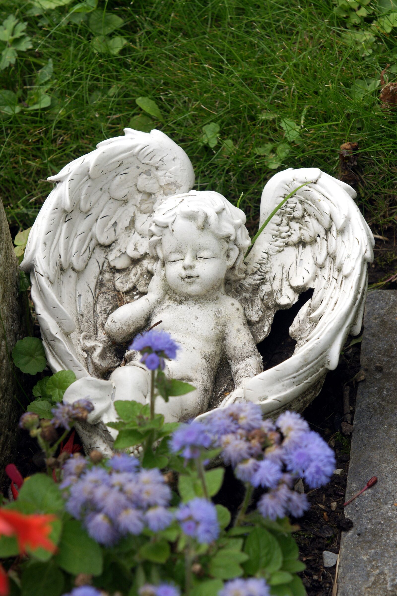 Sony Alpha DSLR-A700 sample photo. Angel, stone, art photography