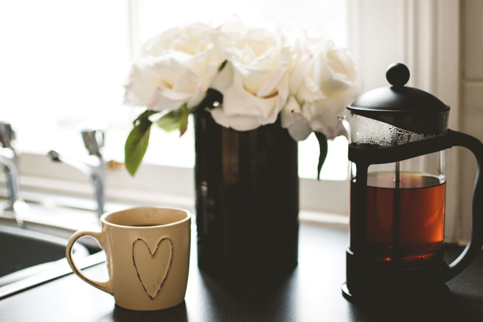 Nikon D5500 sample photo. Table, tea, teacup, teapot photography