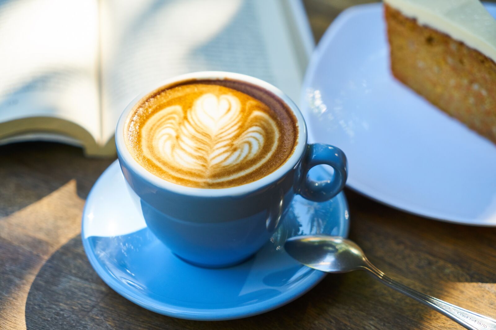 Sony a7R II sample photo. Coffee, book, nutrition photography