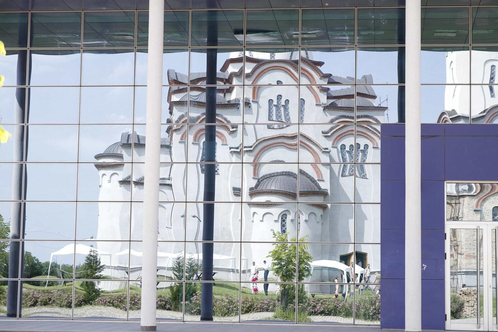 Canon EOS 7D sample photo. Church, church tower, glass photography