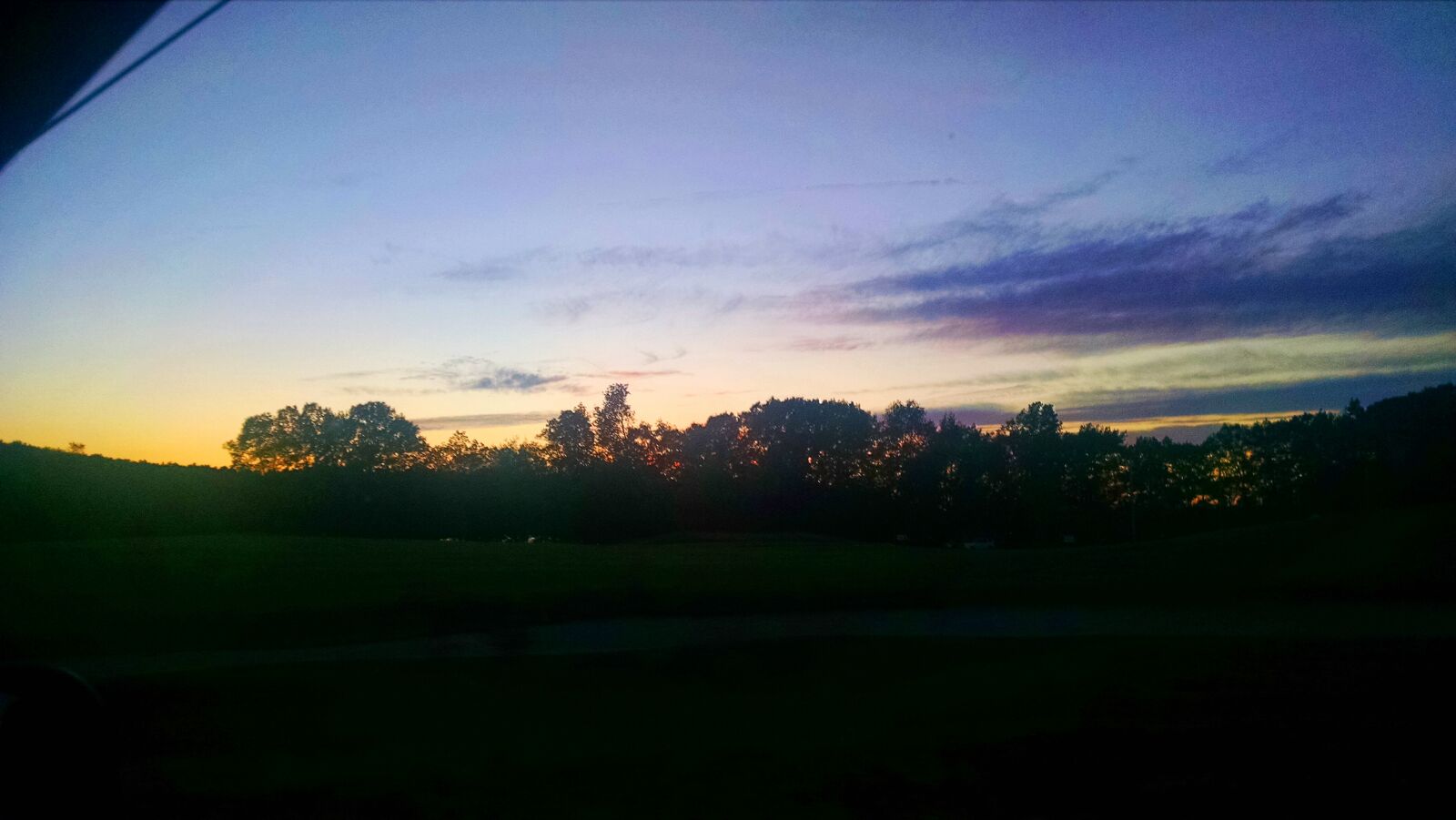 Motorola Moto X (1st Gen) sample photo. Curve, green, horizon, sunset photography