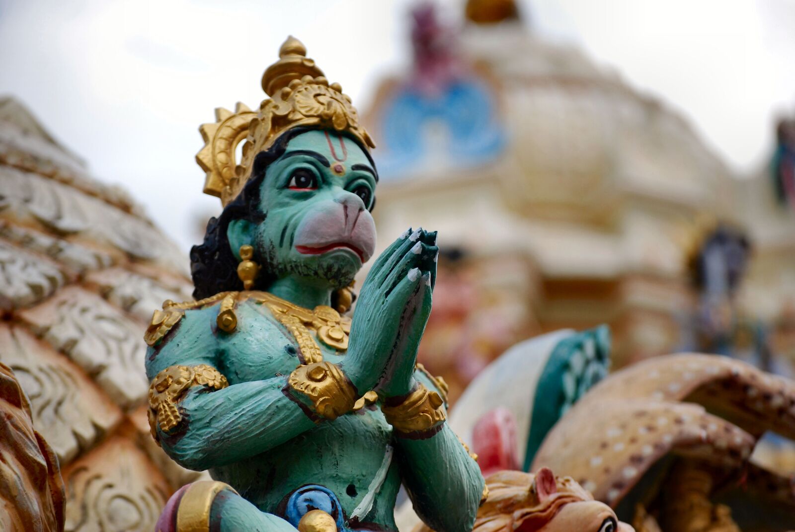 Nikon D40X sample photo. Religion, hinduism, monkey god photography