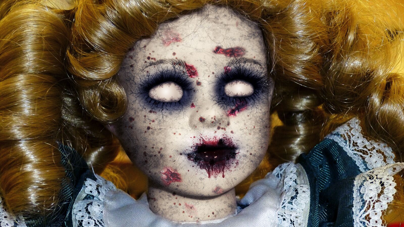 Panasonic DMC-SZ7 sample photo. Halloween, doll, evil photography