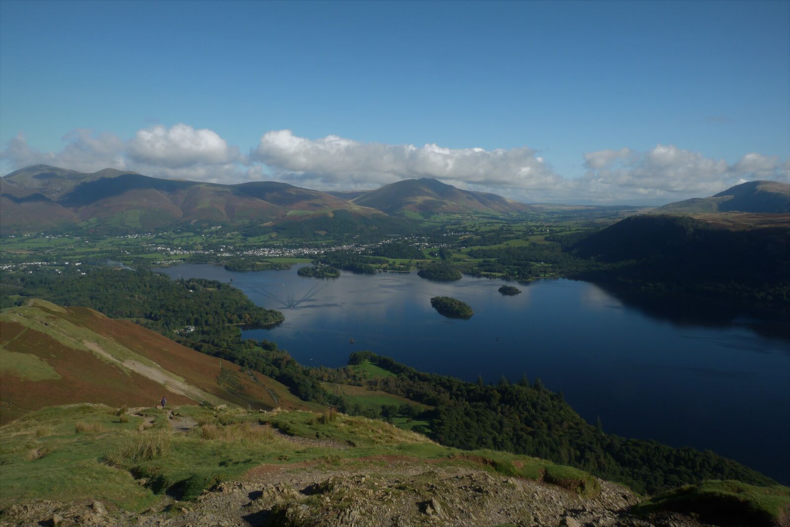 Panasonic Lumix DMC-FZ40 (Lumix DMC-FZ45) sample photo. Catbells, lake, mountains photography