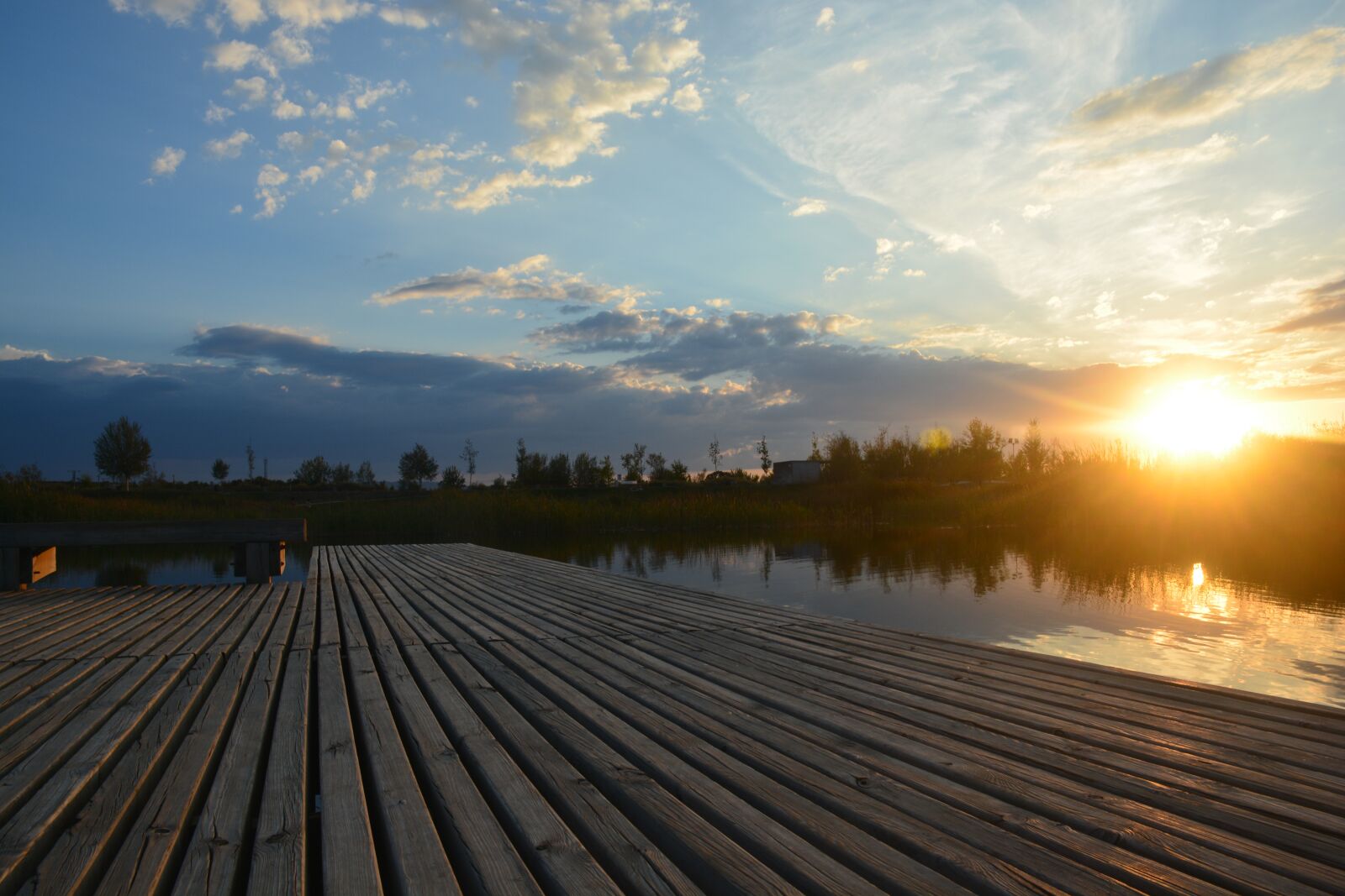 Nikon D5200 sample photo. Sunset, path, nature photography