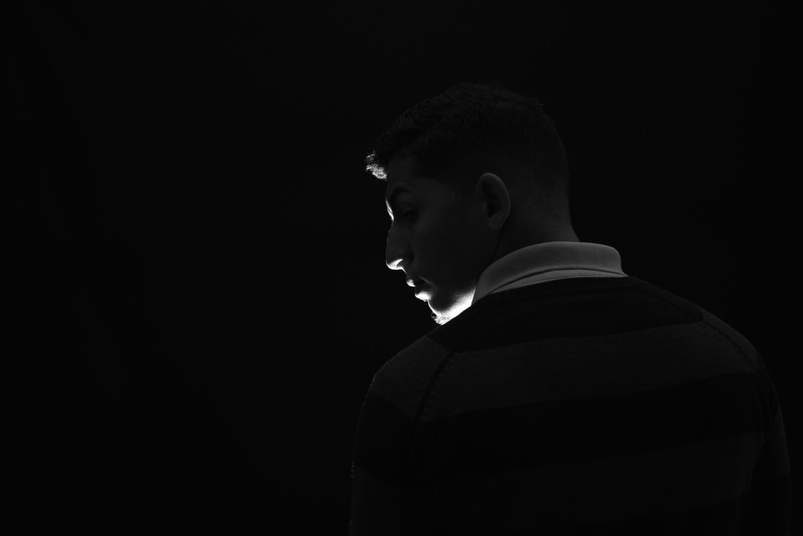 Nikon D5300 sample photo. Silhouette, portrait, man photography