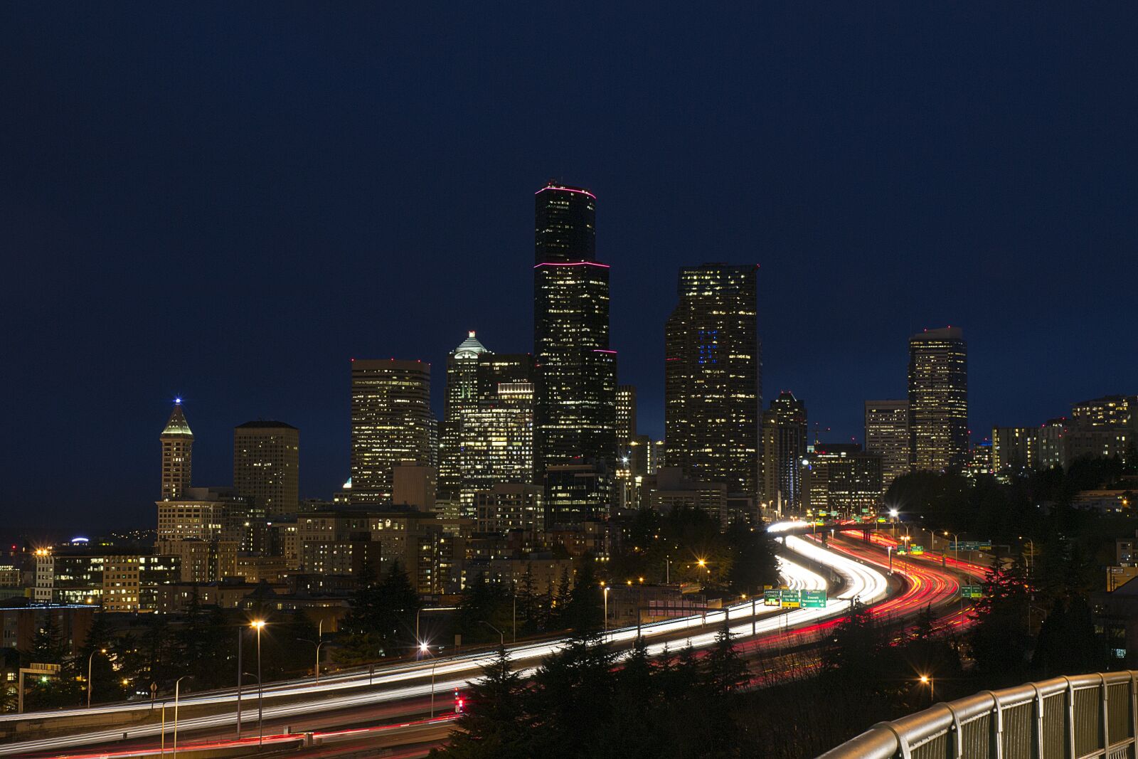 Nikon D3100 sample photo. Seattle, washington, skyline photography