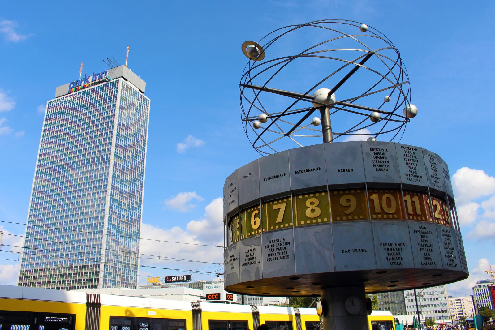 Canon EOS 700D (EOS Rebel T5i / EOS Kiss X7i) sample photo. World clock, berlin, alexanderplatz photography
