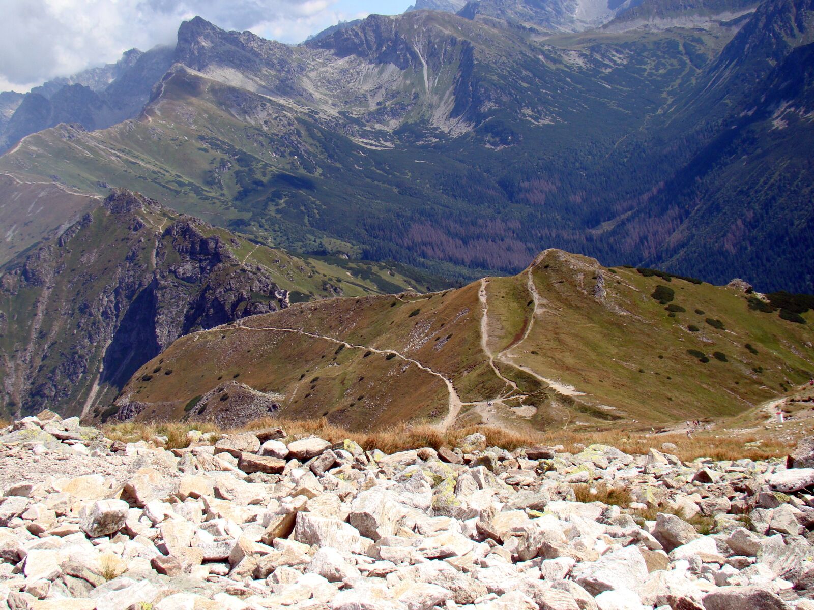 Sony Cyber-shot DSC-H50 sample photo. Mountains, mountain trail, trail photography