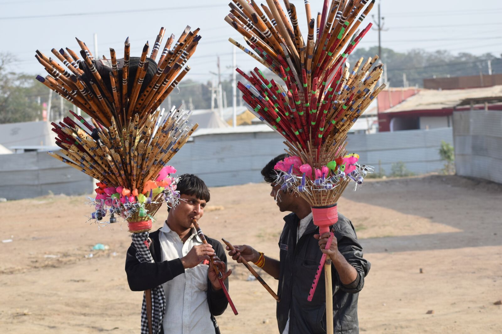 Nikon D3300 sample photo. Flute, sellers, happy photography