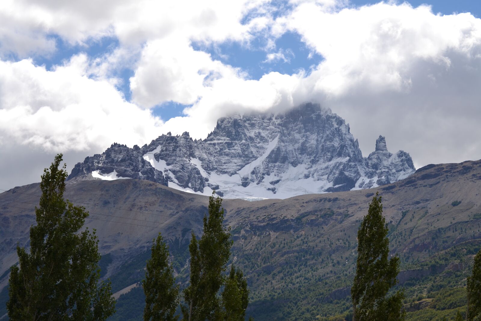 Nikon D3100 sample photo. Mountain, clouds, sky photography