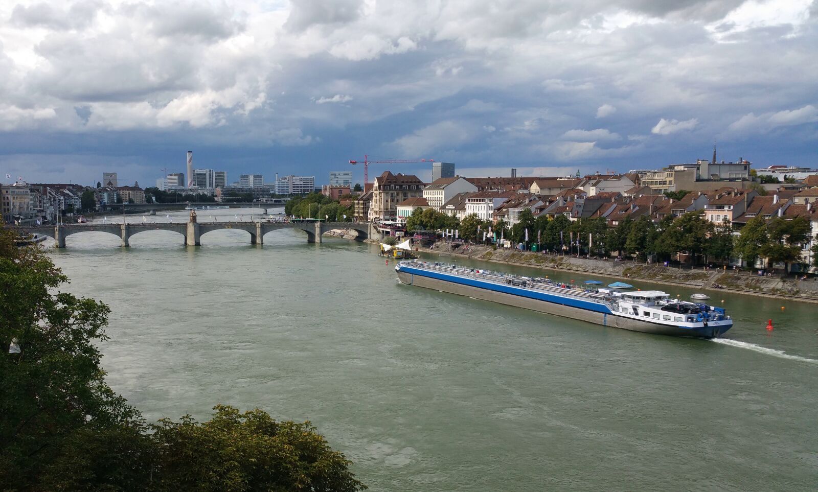 Samsung Galaxy Note4 sample photo. Basel, rhine, river photography