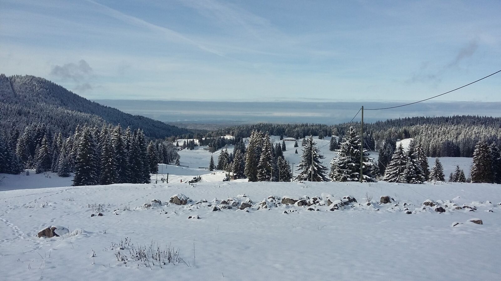 Samsung Galaxy A3 sample photo. Snow, nature, landscape photography