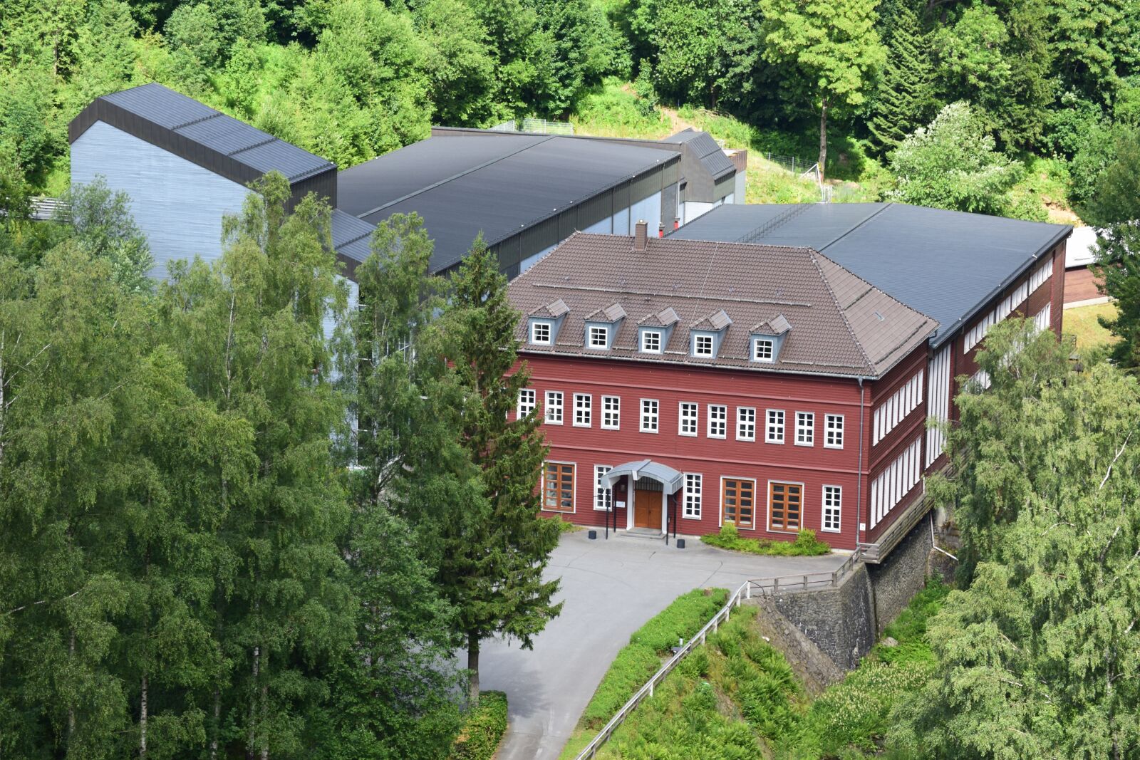 Nikon D5300 sample photo. Dam, eckertal, farm buildings photography