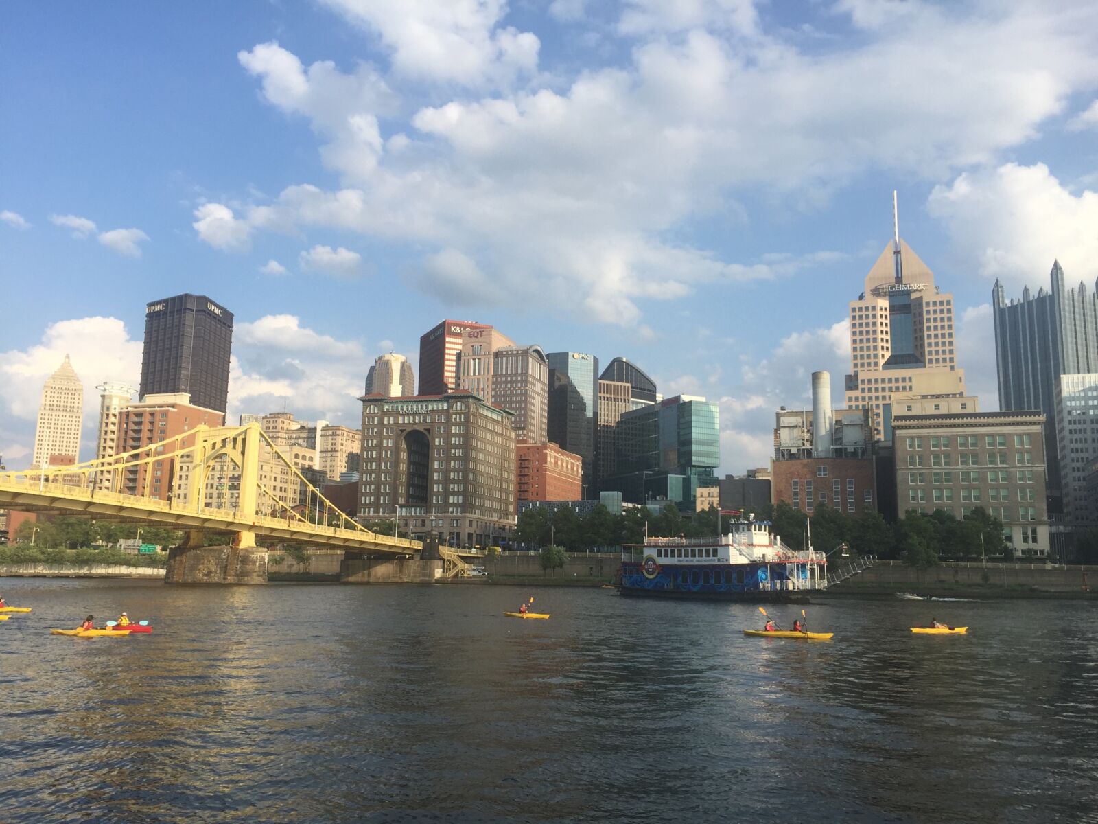 Apple iPhone 6 sample photo. Bridge, downtown, pittsburgh, river photography