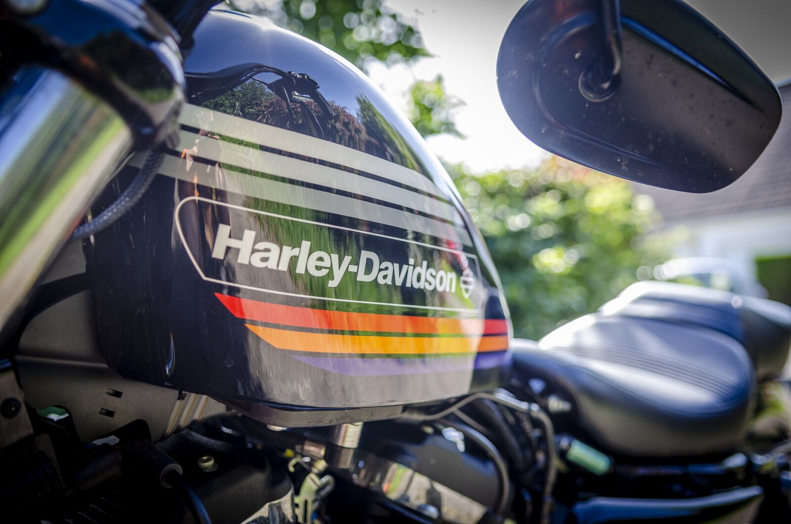 Nikon D7000 sample photo. Engine, harley davidson, chrome photography