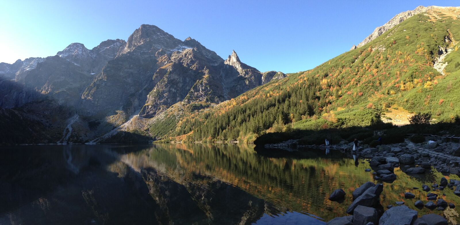 iPhone 5c back camera 4.12mm f/2.4 sample photo. Tatry, mountains, morskie oko photography