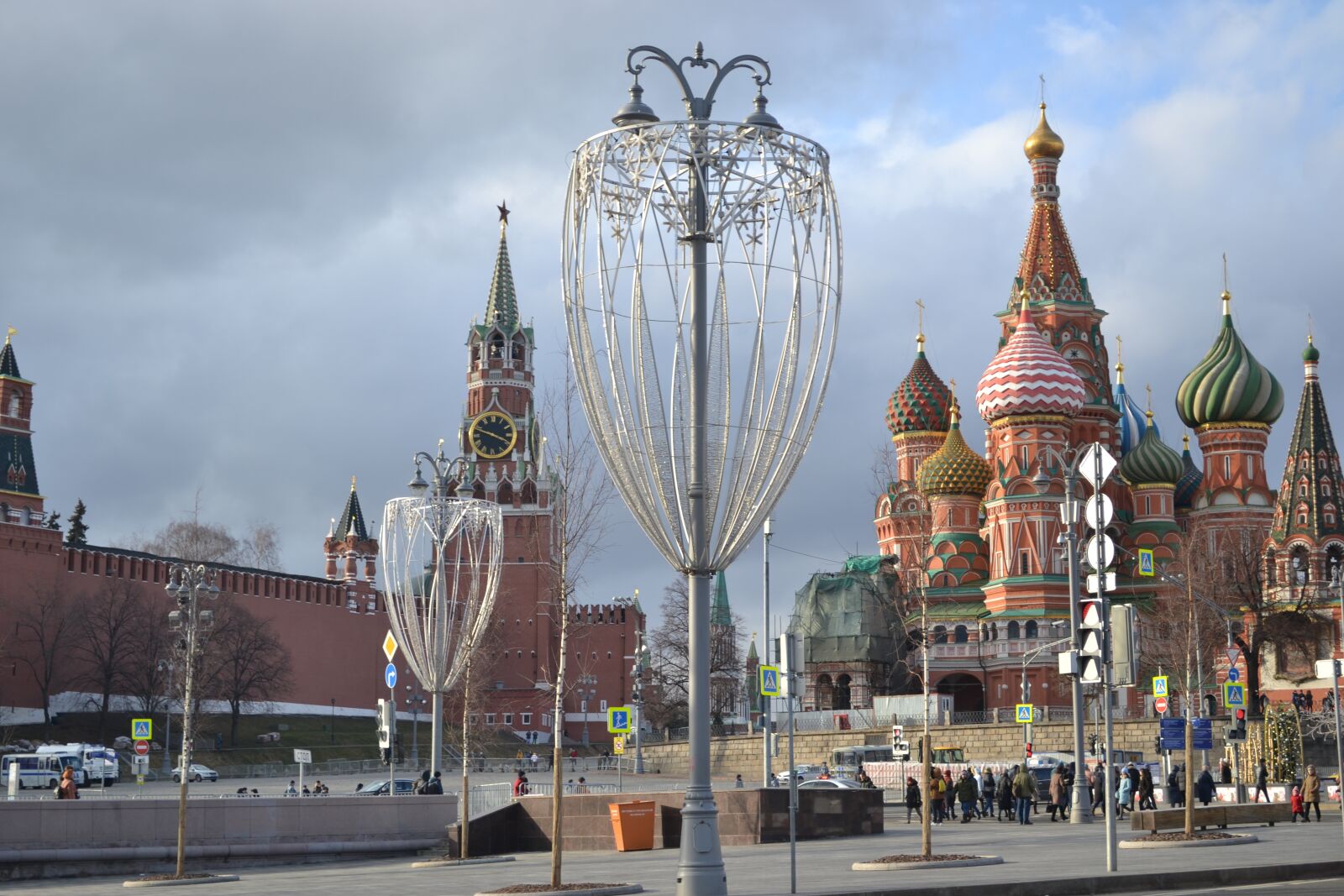 Nikon D3100 sample photo. The kremlin, st basil's photography