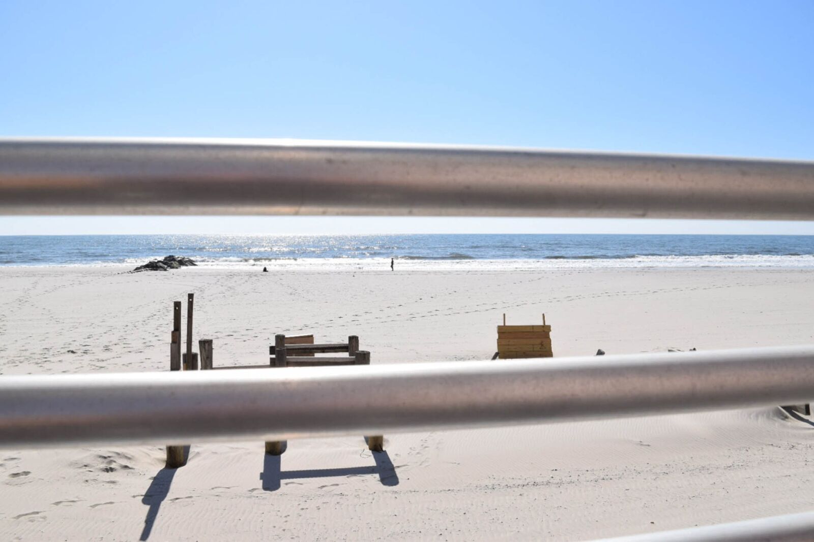 Nikon D5300 sample photo. Beach, banister, long island photography
