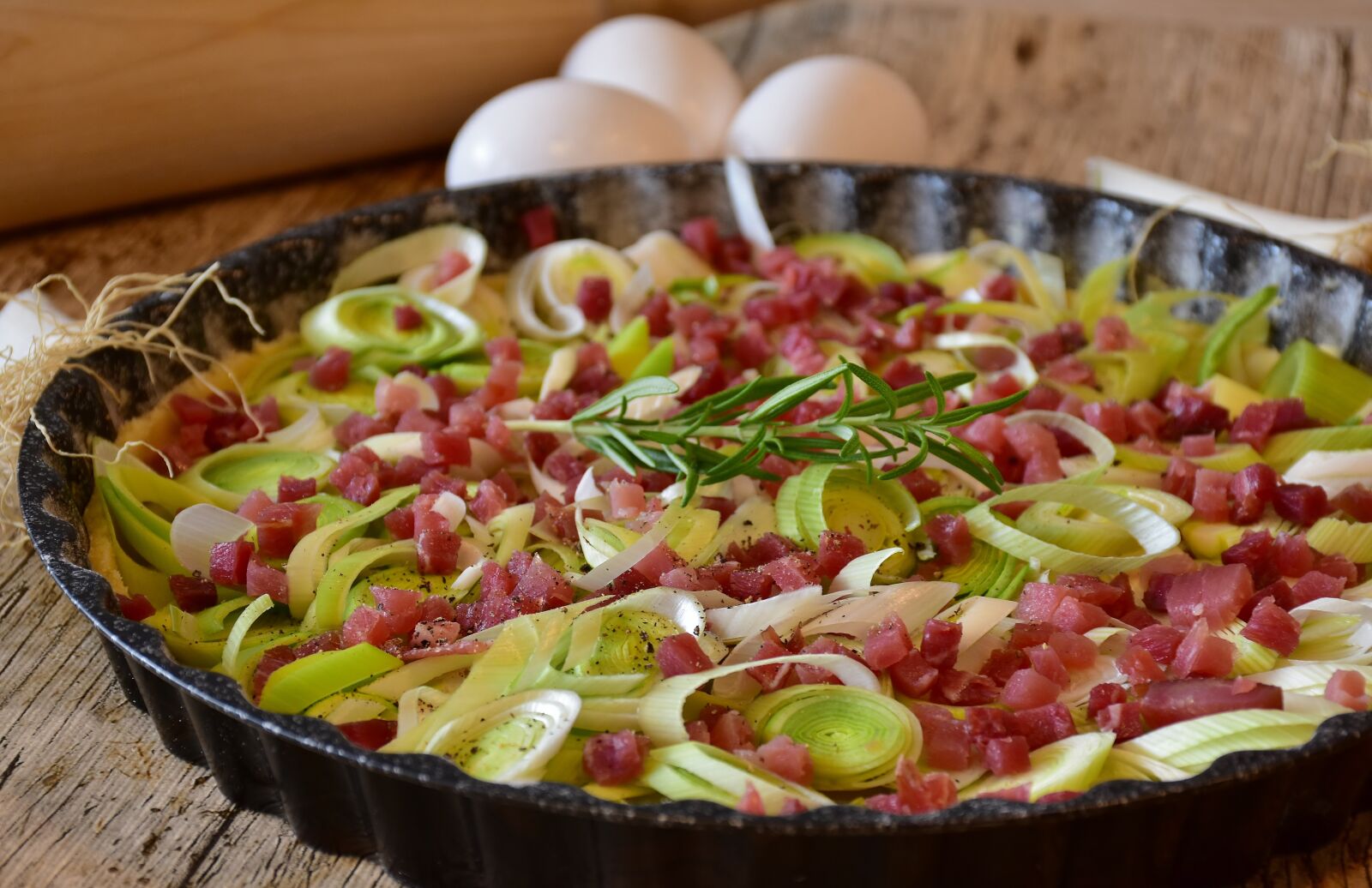 Nikon D7200 sample photo. Quiche, leek, leek quiche photography