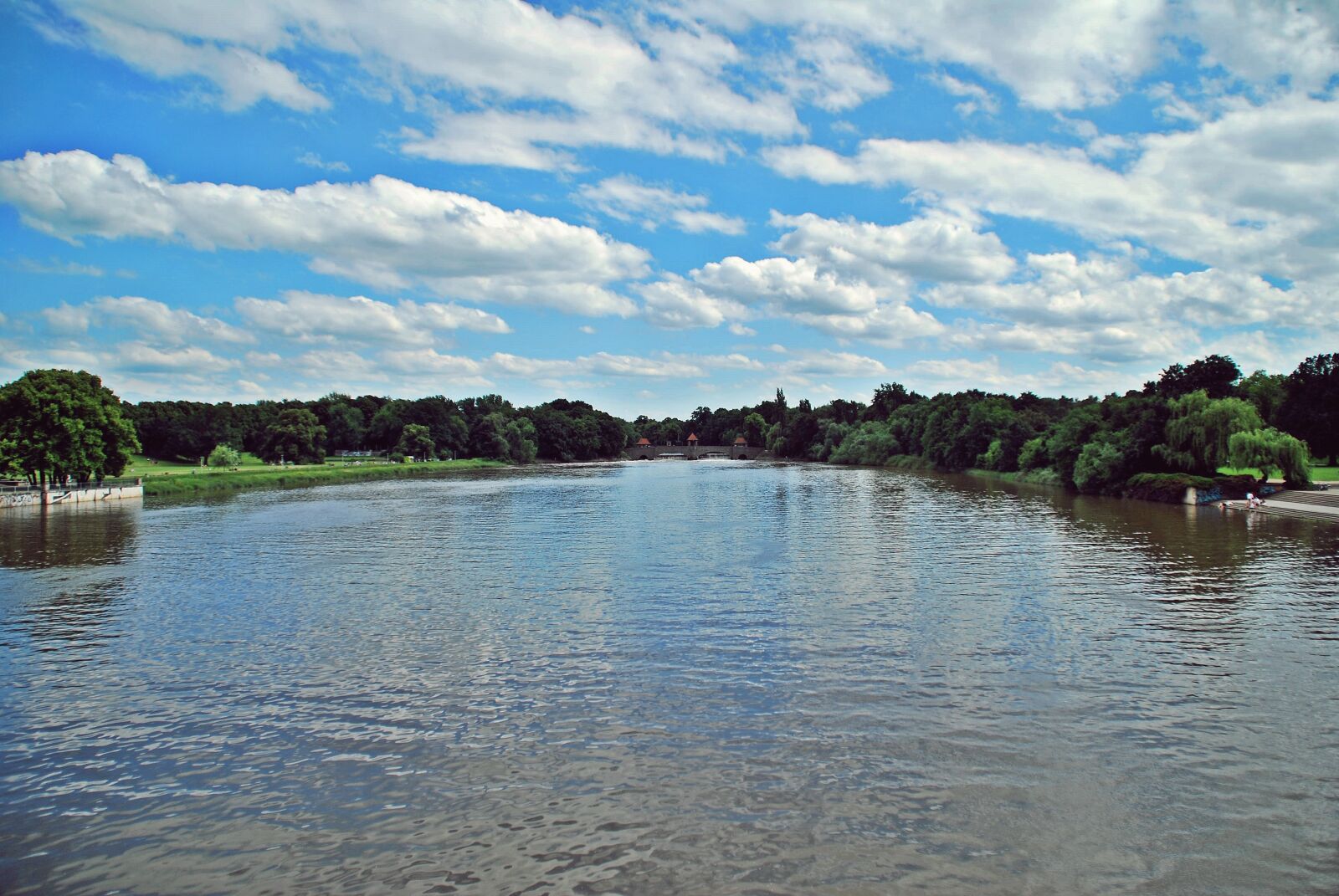 Nikon D60 sample photo. Leipzig, bridge, water photography