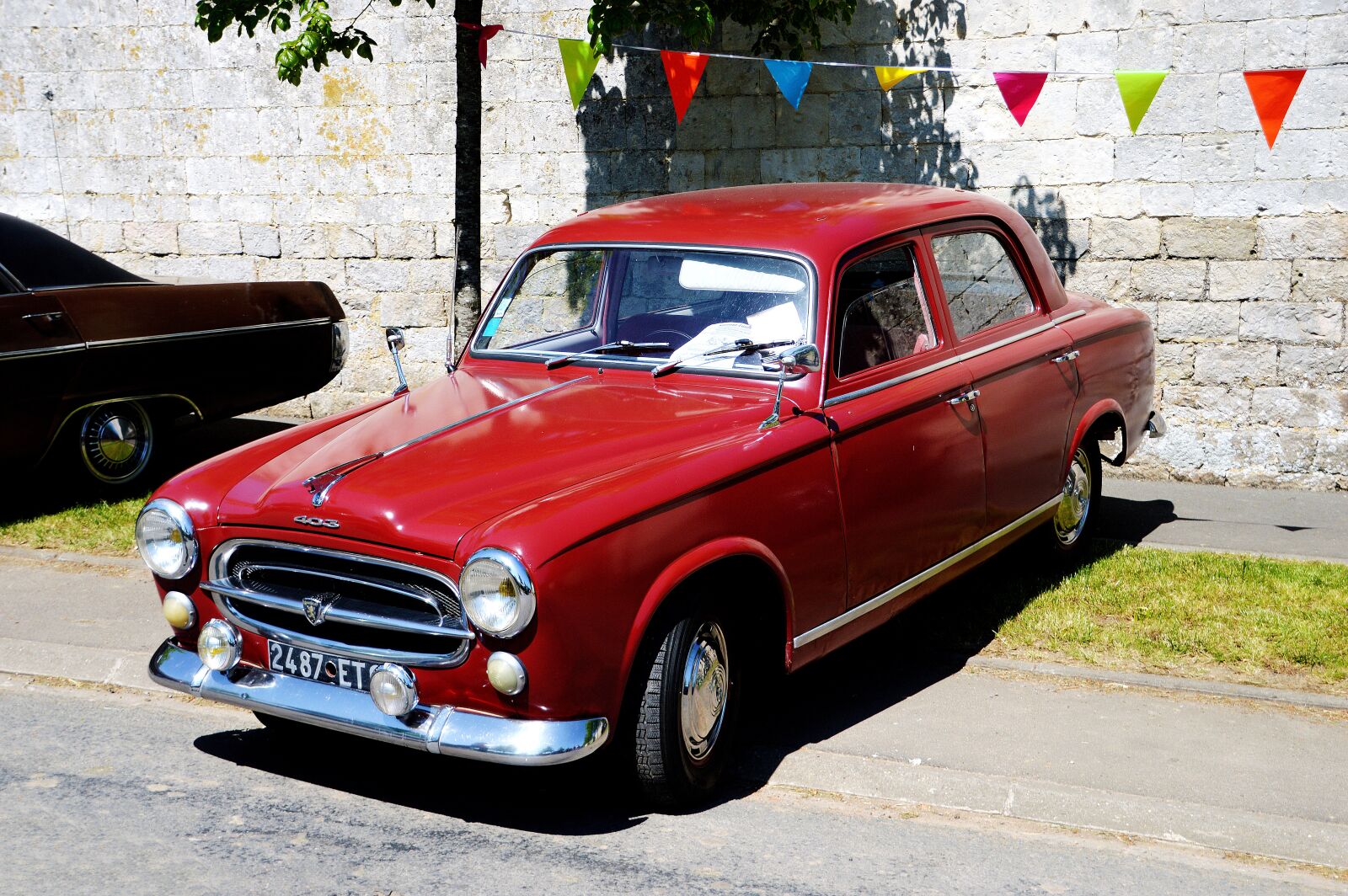 Nikon D3200 sample photo. Peugeot, peugeot 403, vintage photography
