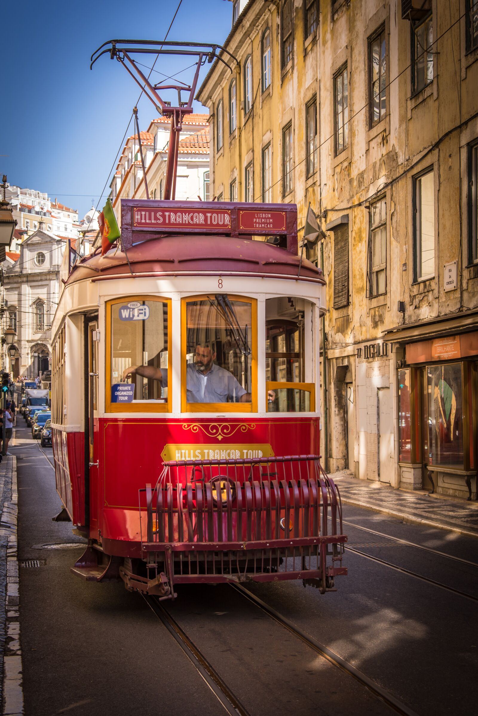 Nikon D810 sample photo. Tram, portugal, transport photography