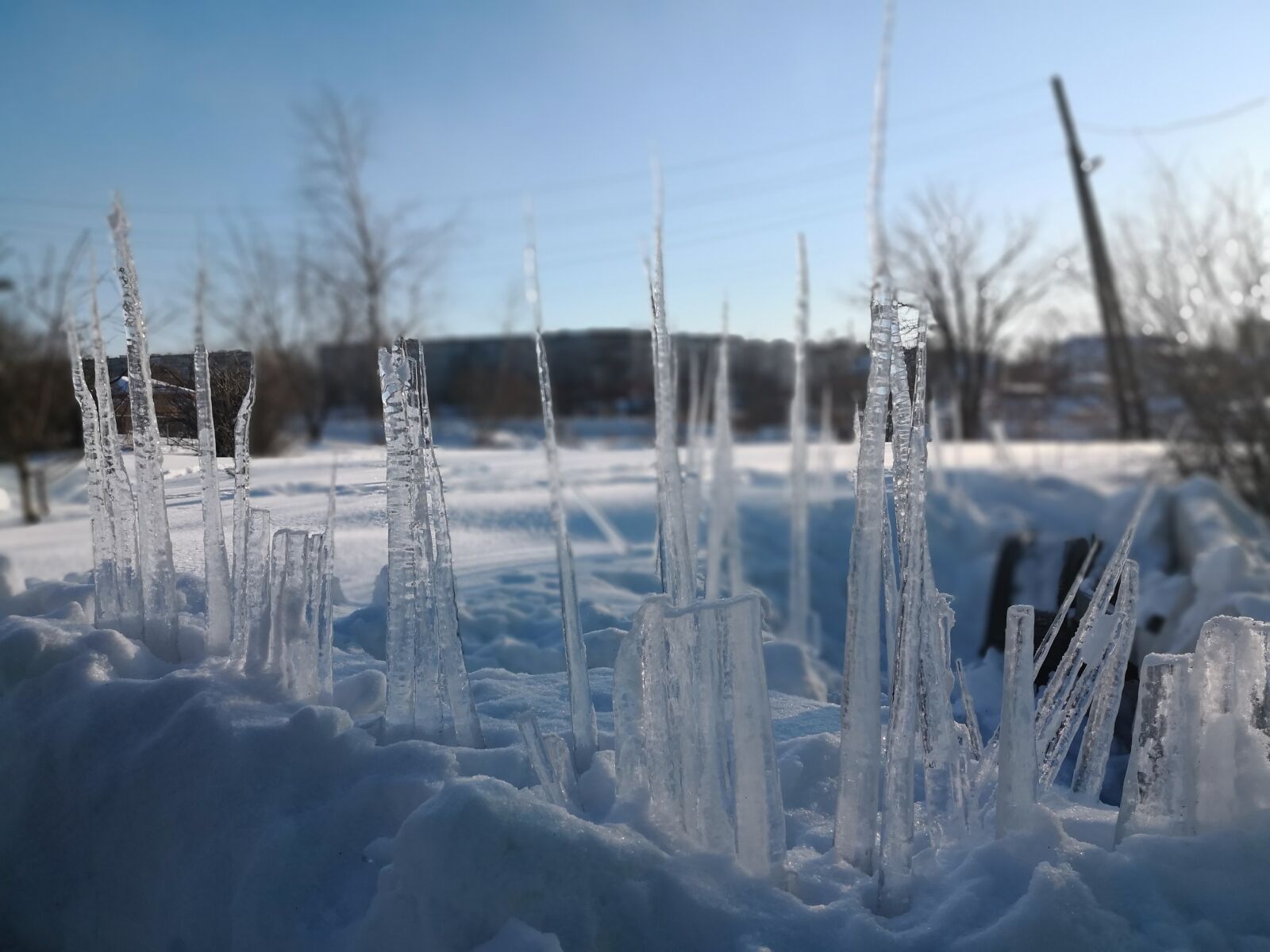 HUAWEI Mate 10 sample photo. Winter, snow, ice photography