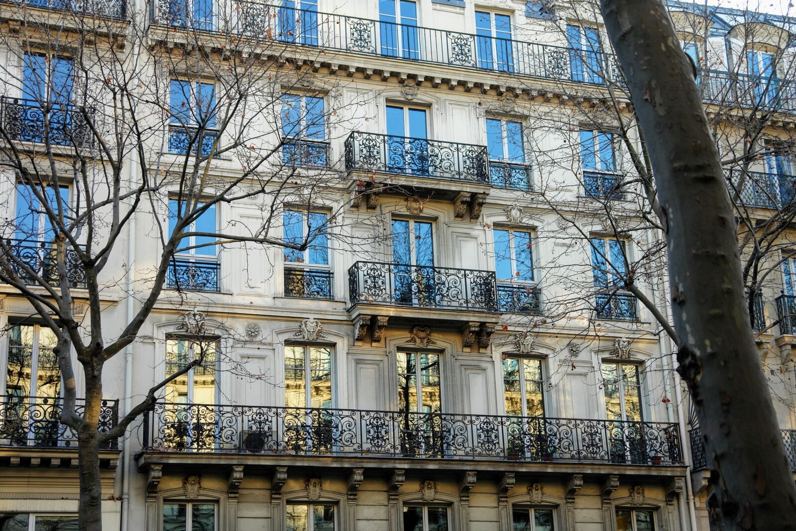 Sony DSC-R1 sample photo. Paris, facade, architecture photography