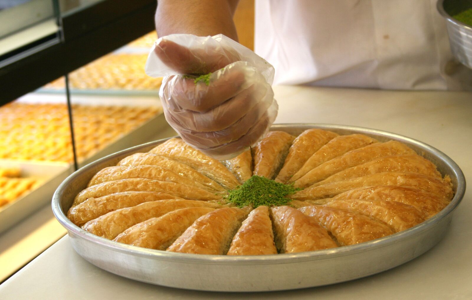 Canon EOS 30D sample photo. Sweet, baklava, food photography