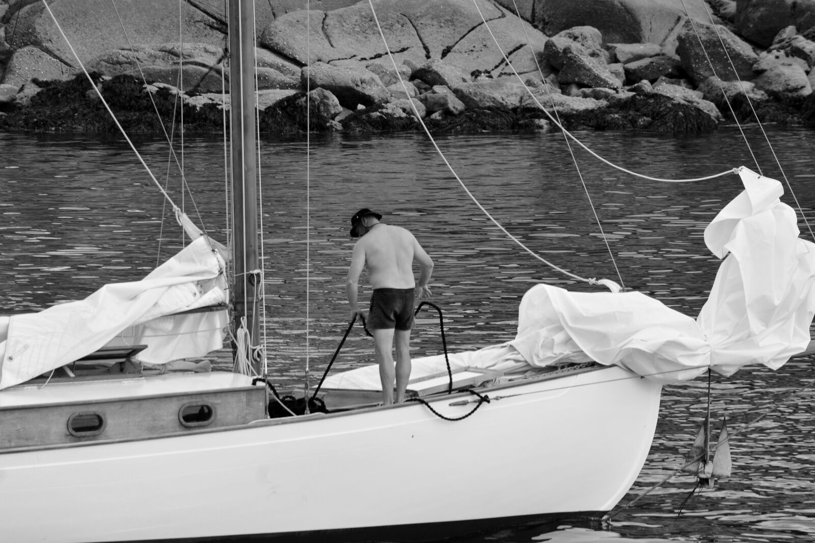 Nikon D5200 sample photo. Bateau, homme, la, navigation photography
