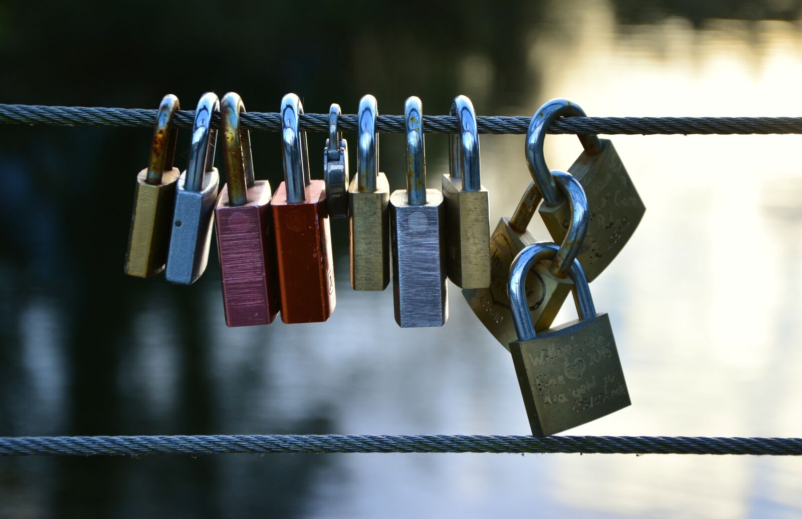 Nikon D5200 sample photo. Love locks, castle, padlock photography