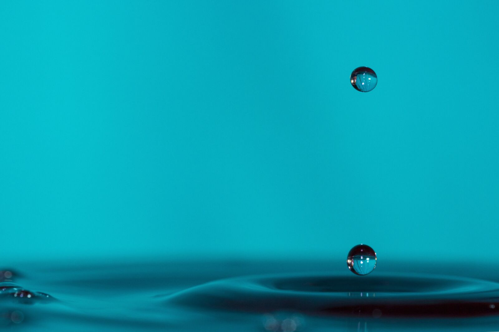 Nikon D3100 sample photo. Blue, water, drop photography