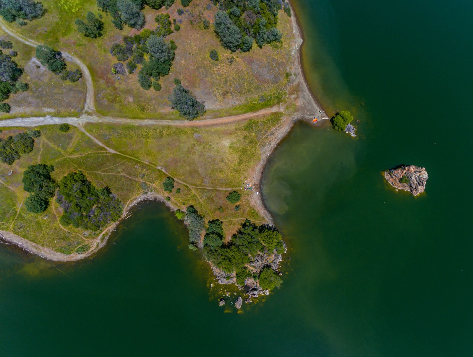 DJI FC330 sample photo. Coast, aerial, lake photography
