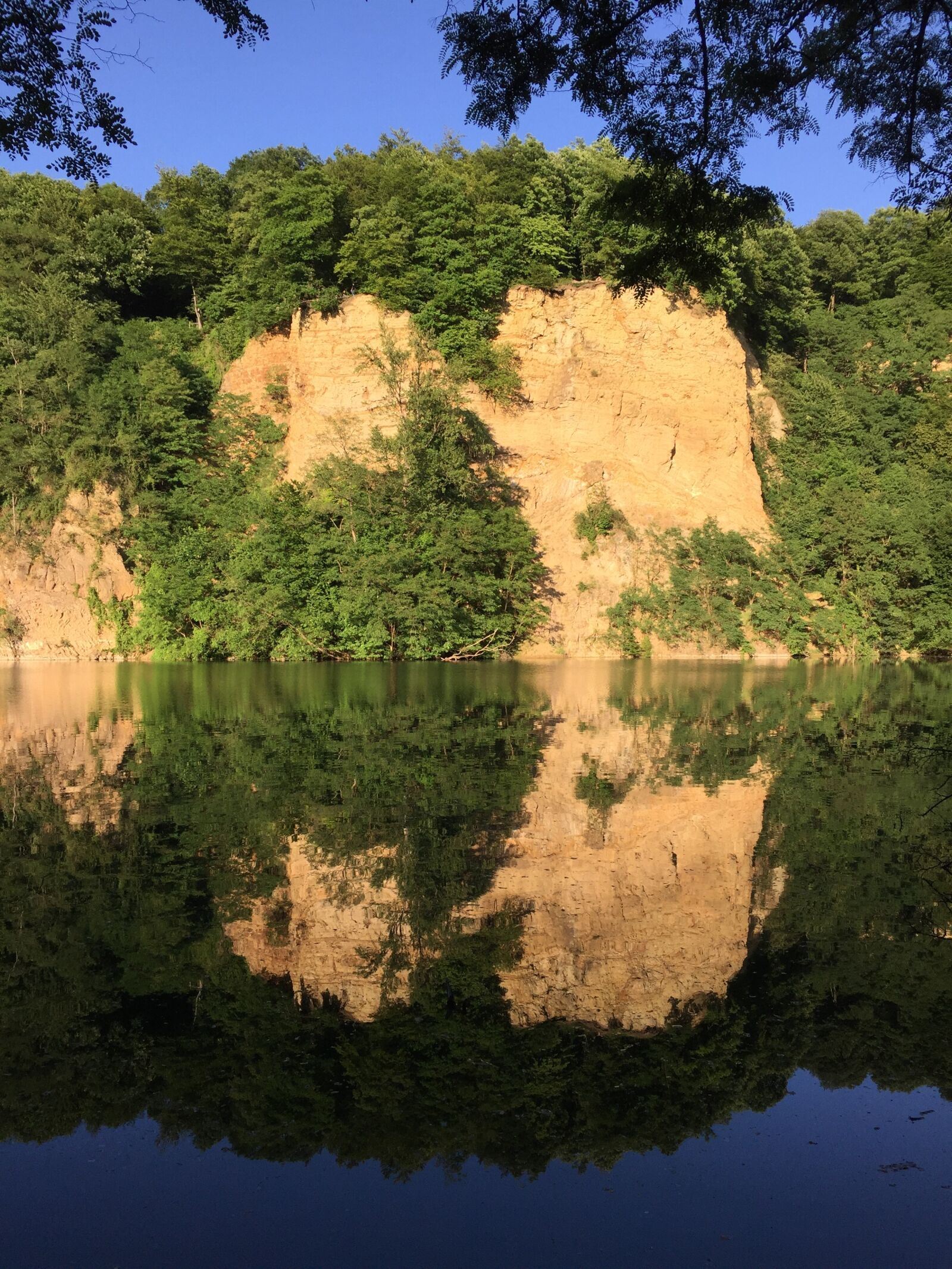 Apple iPhone 6 sample photo. Dornheckensee, bonn, quarry photography
