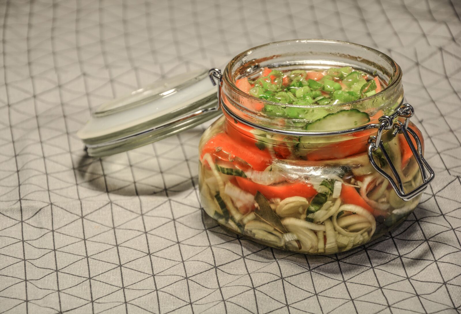 Nikon D5200 sample photo. Pickles, winter, food photography