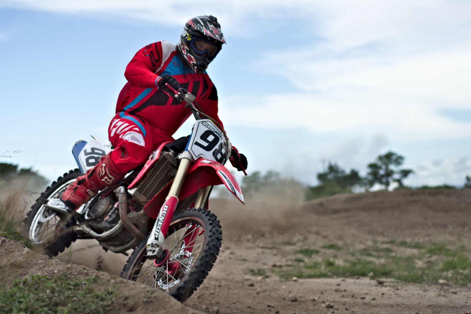Nikon D7200 sample photo. Speed curve, motocross, rider photography