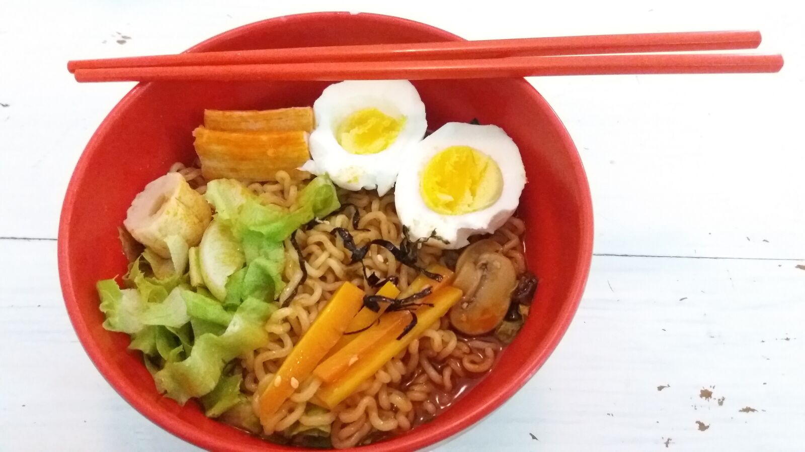 Samsung Galaxy J5(2016) sample photo. Ramen, egg, noodle photography